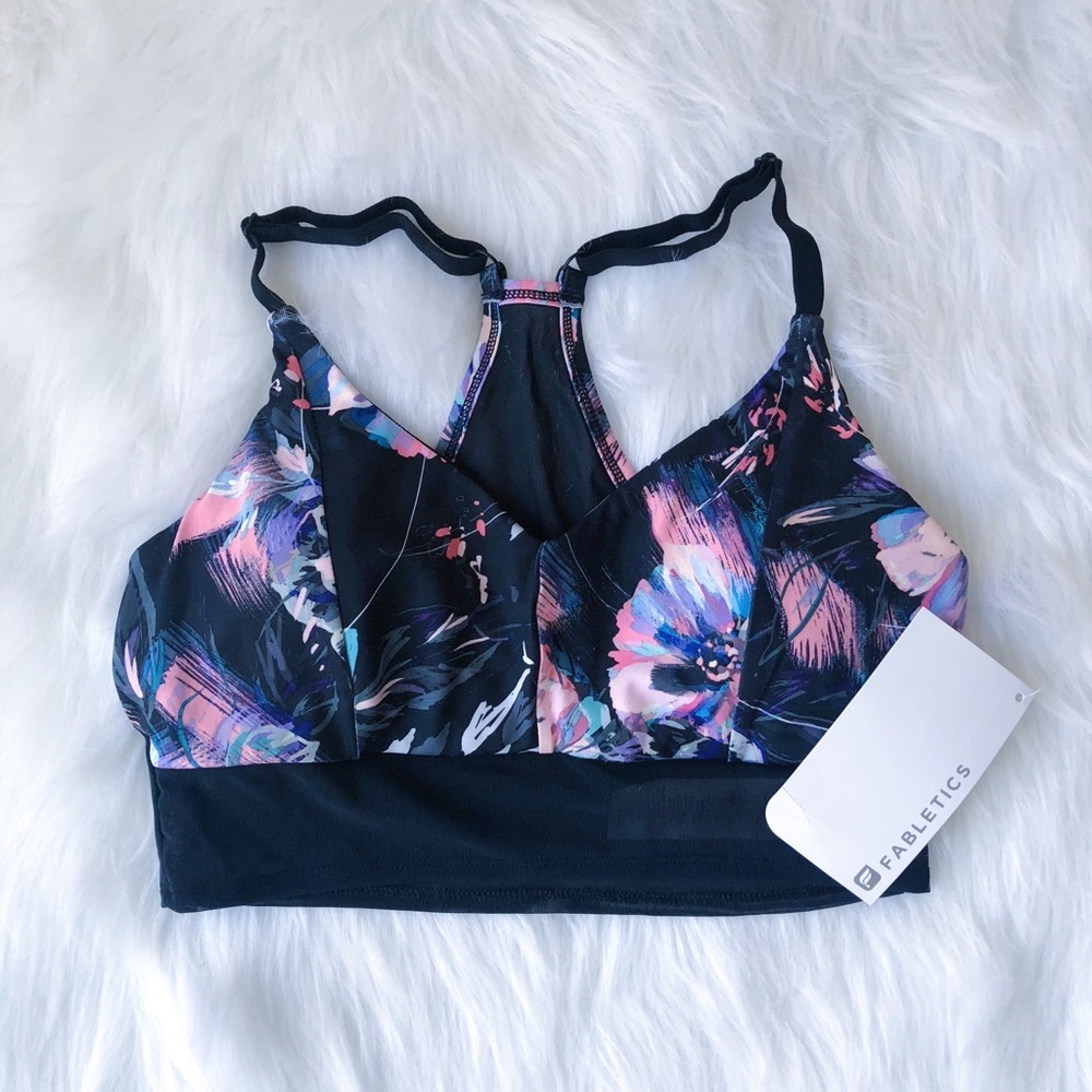 Fabletics Mesh Back Sports Bra